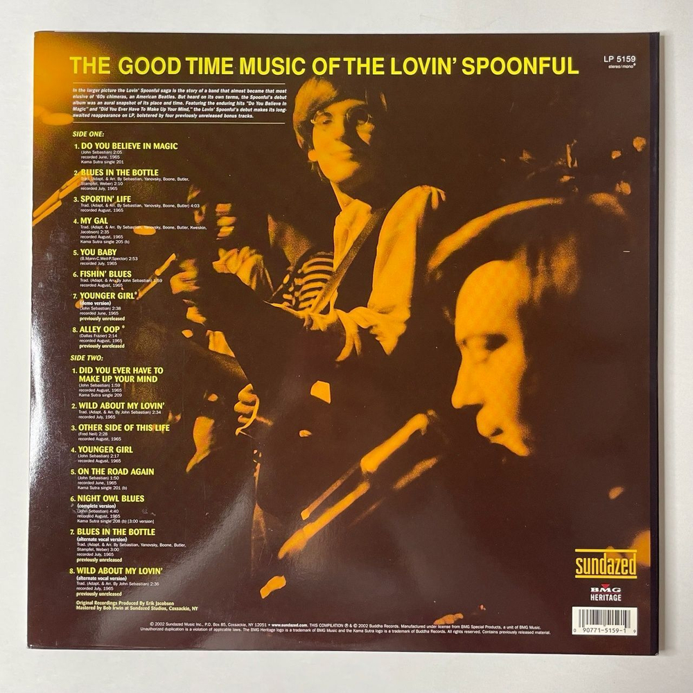 Винтажная виниловая пластинка LP The Lovin Spoonful Do You Believe In Magic (USA 2002)