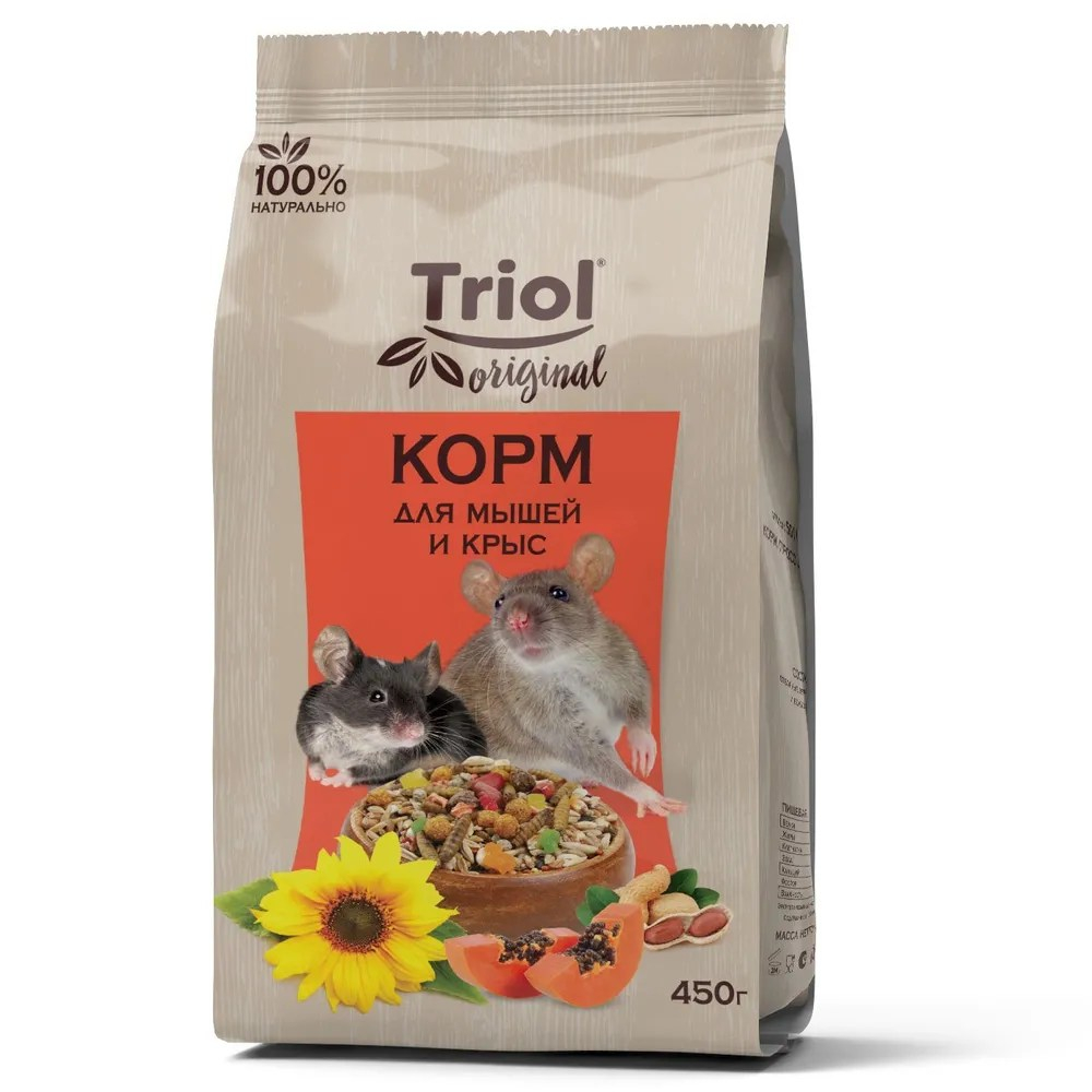Triol Original Корм для мышей и крыс 450 г
