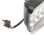AE45RT-15LED-LENS-HC Фара светодиодная дополнительная, прямоугольная 158*66*110, направленный свет, 15 диодов, линзованная, крепление по центру, 45 Вт, 10-30 В