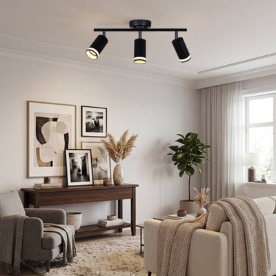 16001-9.5-003CT SPOT LIGHT GU10 BK светильник точечный Reluce Technical, GU10х3