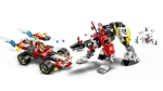 Конструктор LEGO DREAMZzz 71497 Робот-тигр Купера и Hot Rod машина Зеро
