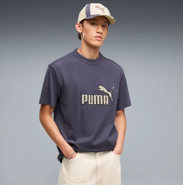 Футболка мужская PUMA ESS ELEVATED No.1 Relaxed Tee