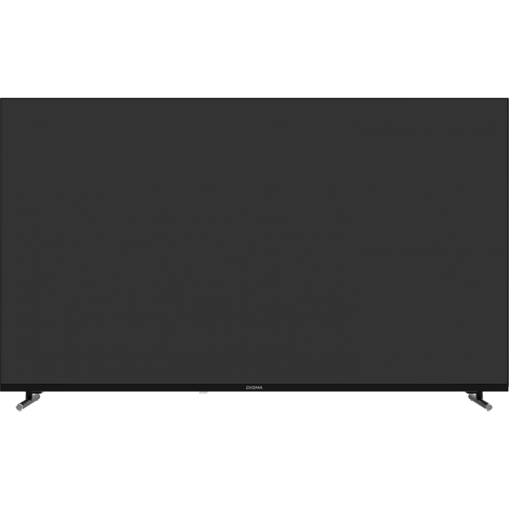 Телевизор LED Digma 50" DM-LED50UBB33 Яндекс.ТВ Frameless Metal черный 4K Ultra HD 60Hz DVB-T DVB-T2 DVB-C DVB-S DVB-S2 USB WiFi Smart TV