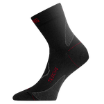 Носки Lasting TNW-983 +5°C +25°C (Осень, Весна) 75% Merino+nylon, черный с серыми вставками -