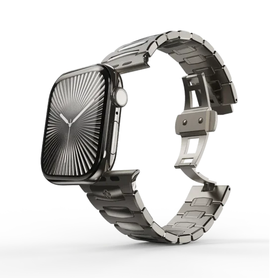 Ремешок для Apple Watch 49/46/45 - ROYAL II Серый/Сталь
