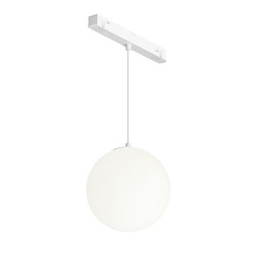 Трековый магнитный подвесной светодиодный светильник TR039-4-5W3K-WW-DS-W белый 3000-6000K 5Вт 360° Dim Smart Luna Exility Maytoni