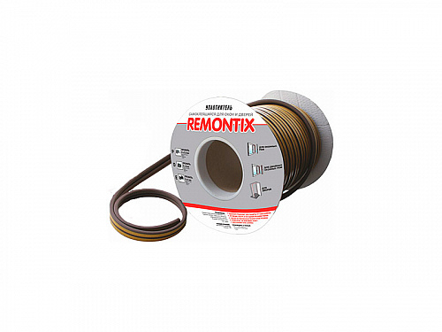Уплотнитель самоклеящийся Р100, Remontix, черный (1шт) Польша REMONTIX
