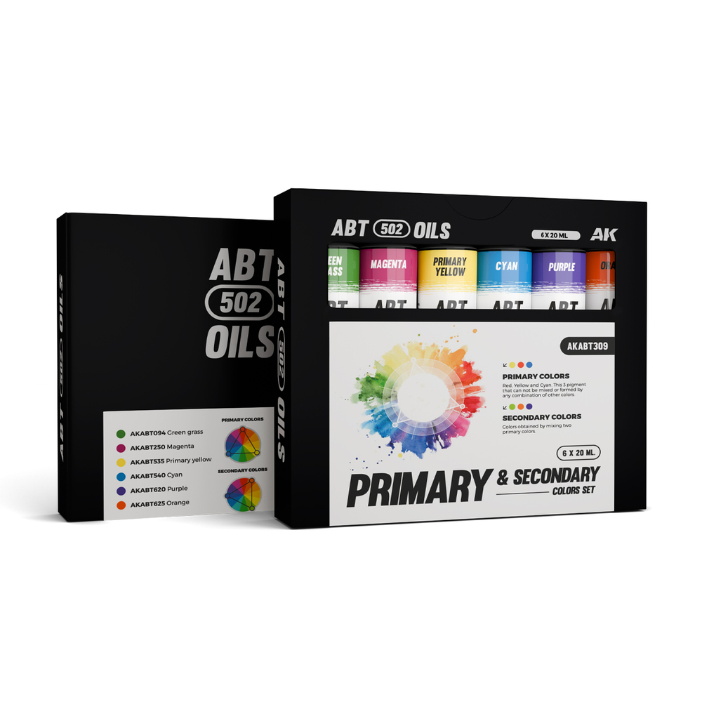 Abteilung 502 Primary & Secondary Colors Set - набор масляных красок, 6х20 мл