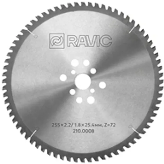 Диск пильный TCT по стали Ravic, 230х25,4 мм, Z=48, арт. 210.0230