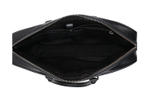 COACH Beckett Coated Canvas With Calfskin Briefcase Large Men"s Dark Khaki & Black