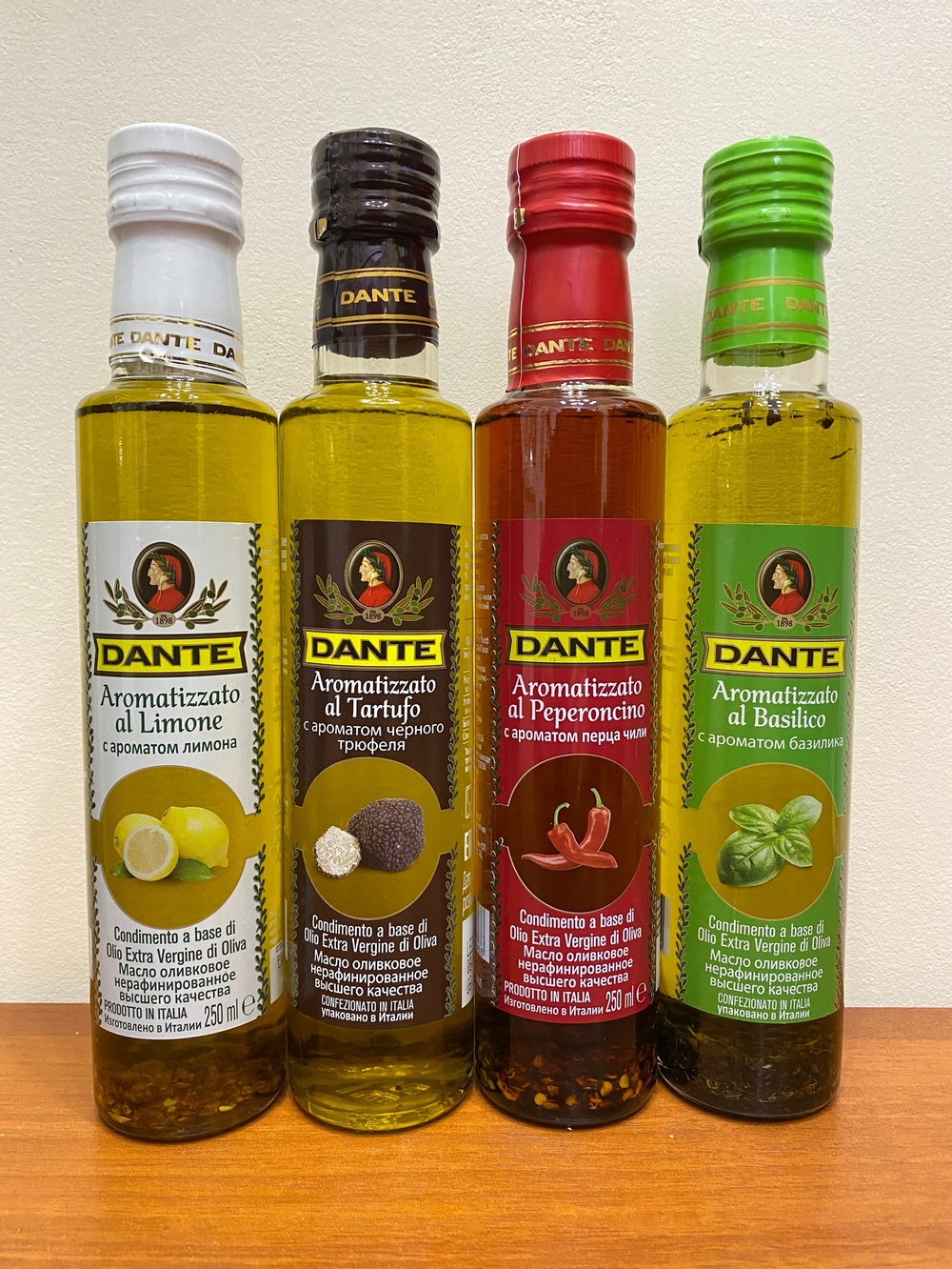 Масло оливковое Dante ЛИМОН Extra Virgin 250 Италия