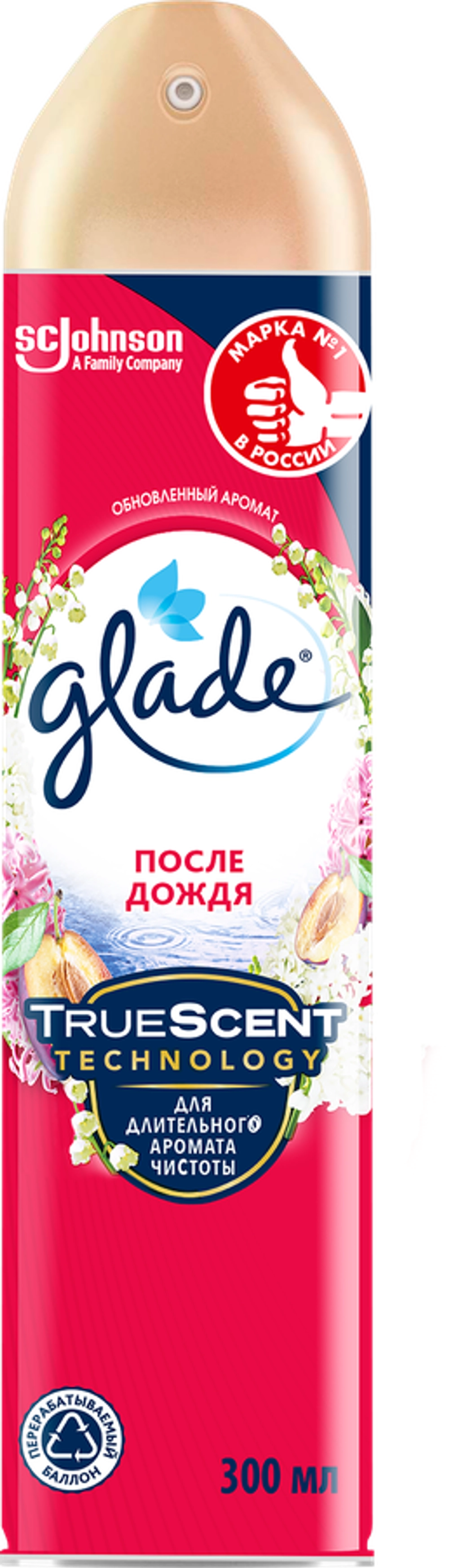 Glade освежитель воздуха После дождя 300мл