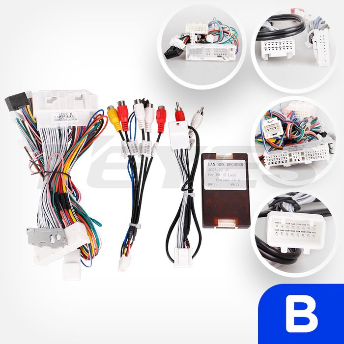 Магнитола для Toyota Land Cruiser 200 2007-2015 (со штатной камерой или 360) - Kuberg SF-1620-4-ABC QLed, Android 13, Быстрейшая, CarPlay, SIM-слот