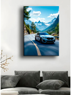 Картина "BMW M850", галерейная 30х40см 1шт.