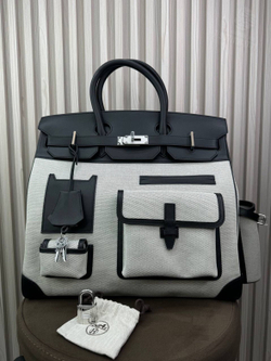 Дорожная сумка Hermes HAC Birkin 40 Cargo Toile