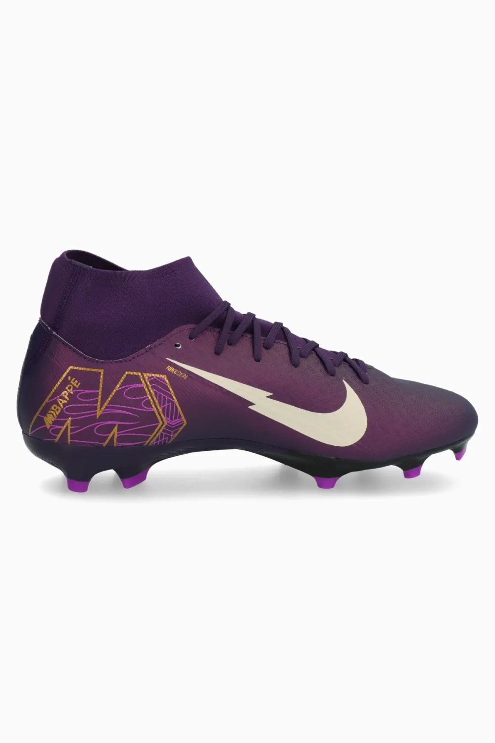 Бутсы Nike Zoom Mercurial Superfly 10 Academy Mbappe FG/MG - фиолетовый