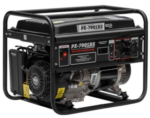 Генератор бензиновый ECO PE-7001RS Black Edition EC1566-2