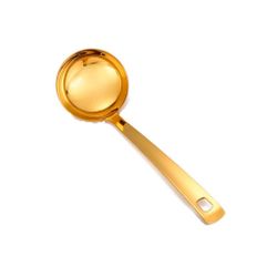 Ложка гарнирная для раздачи 24,5 см Ladle Square Tip нерж. цвет золото PVD P.L. Proff Cuisine