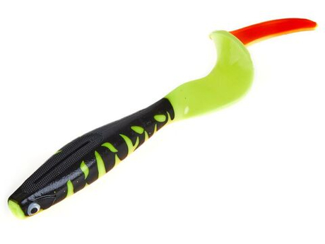 Виброхвост LJ 3D Series Kubira Fire Tail 9" (22,8 см), цвет PG37, 1 шт.