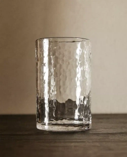 ZARA HOME СТАКАН ИЗ СТЕКЛА АСИММЕТРИЧНОЙ ФОРМЫ ДЛЯ ПРОХЛАДИТЕЛЬНЫХ НАПИТКОВ