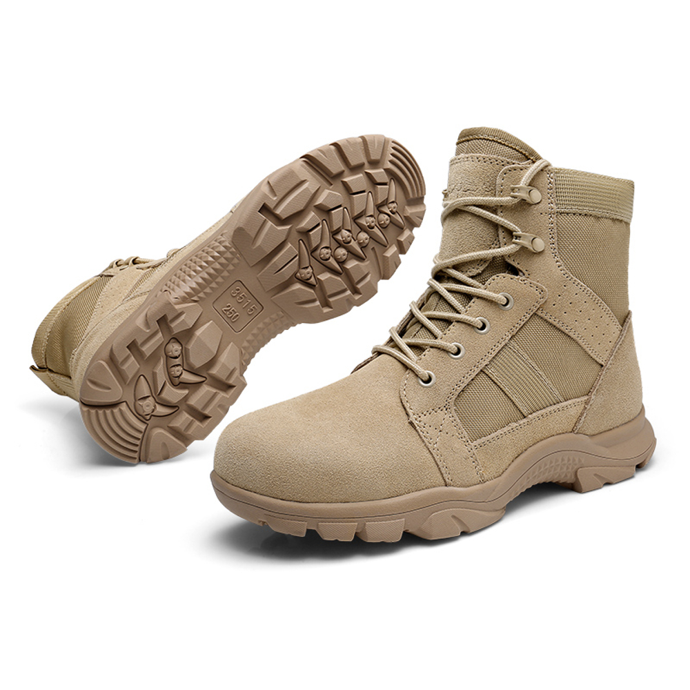 QIANGREN 3515 Outdoor Boots Men"s Sand