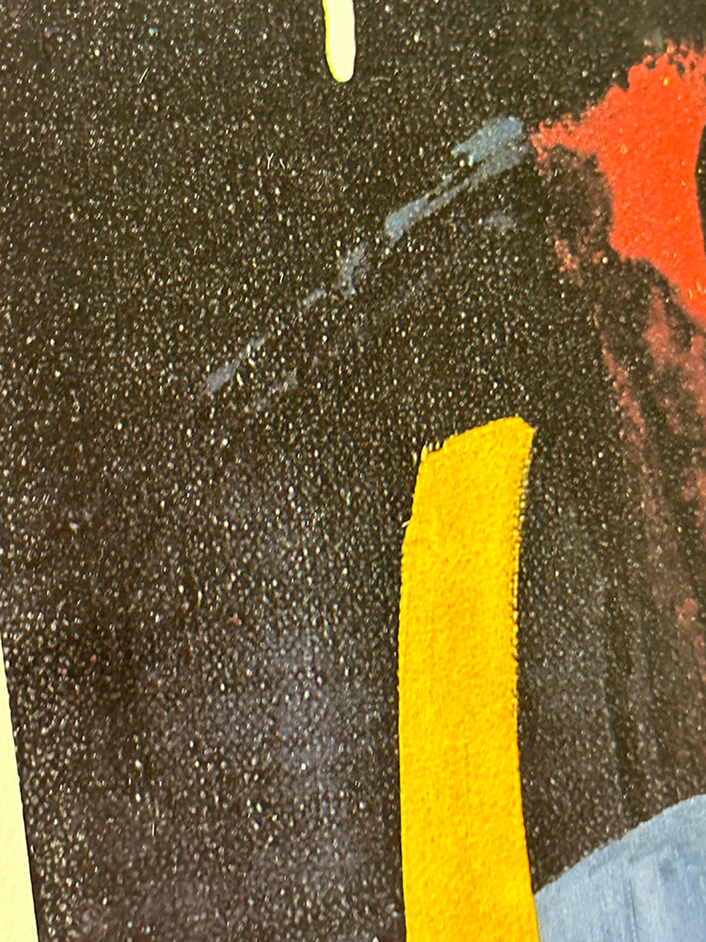 Гречина Ольга Николаевна . Меланхолия. Многослойная шелкография. 1992 г. СССР. 102 х 73