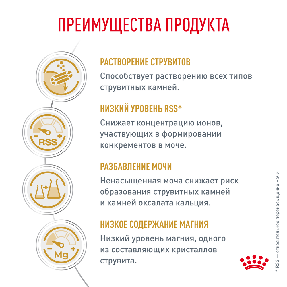 Royal Canin Urinary S/O Уринари С/О Корм влажный диета для взрослых кошек при МКБ и цистите соус  85г