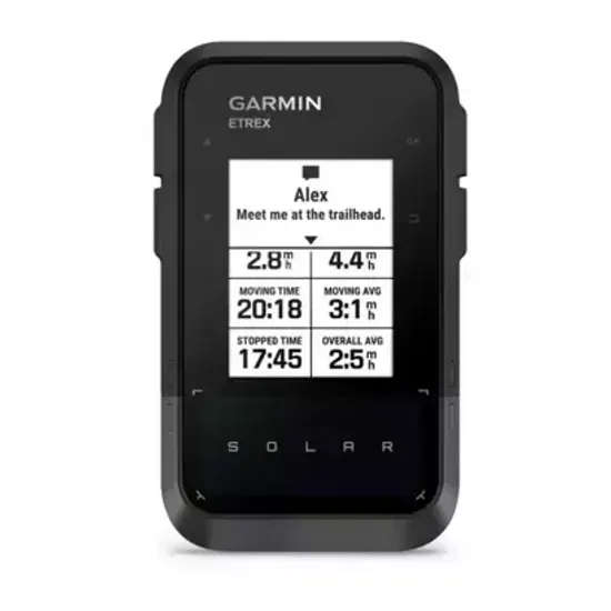 GPS навигатор Garmin eTrex Solar 010-02782-00
