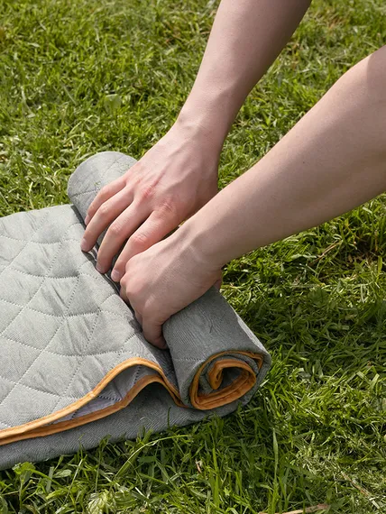 Плед для пикника и отдыха на пляже smart picnic, шалфей
