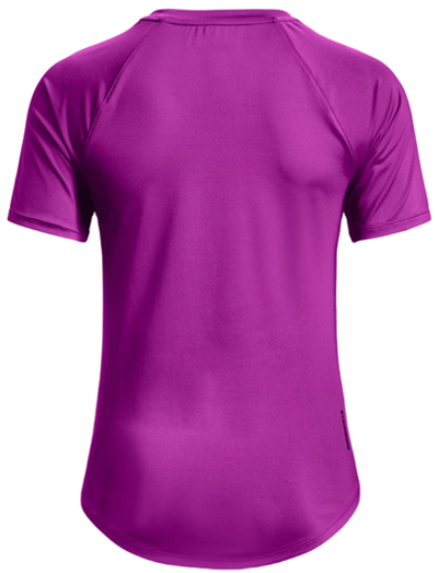 Женская теннисная футболка Under Armour Women's UA RUSH Short Sleeve - strobe/iridescent
