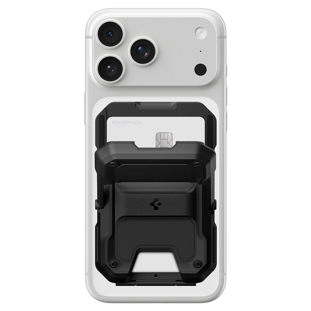 Картхолдер на 5 карт Spigen Tough Armor Pro Wallet Magsafe, black