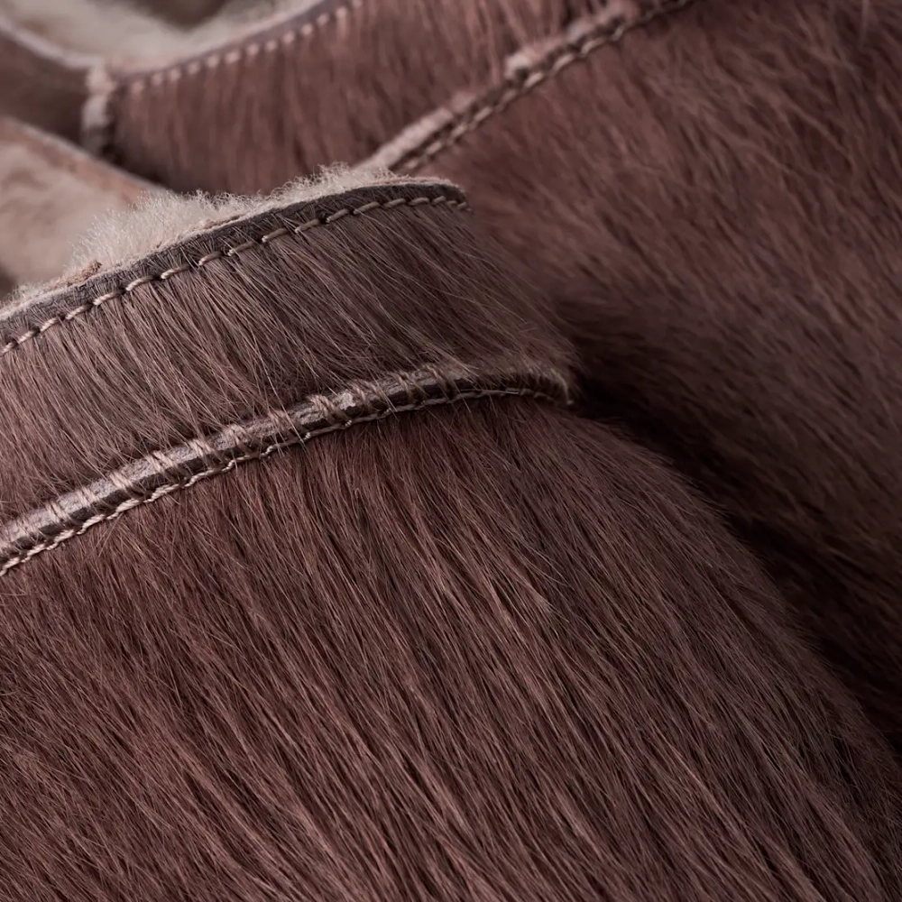 UGG Угги Classic Micro Calf Hair, коричневый