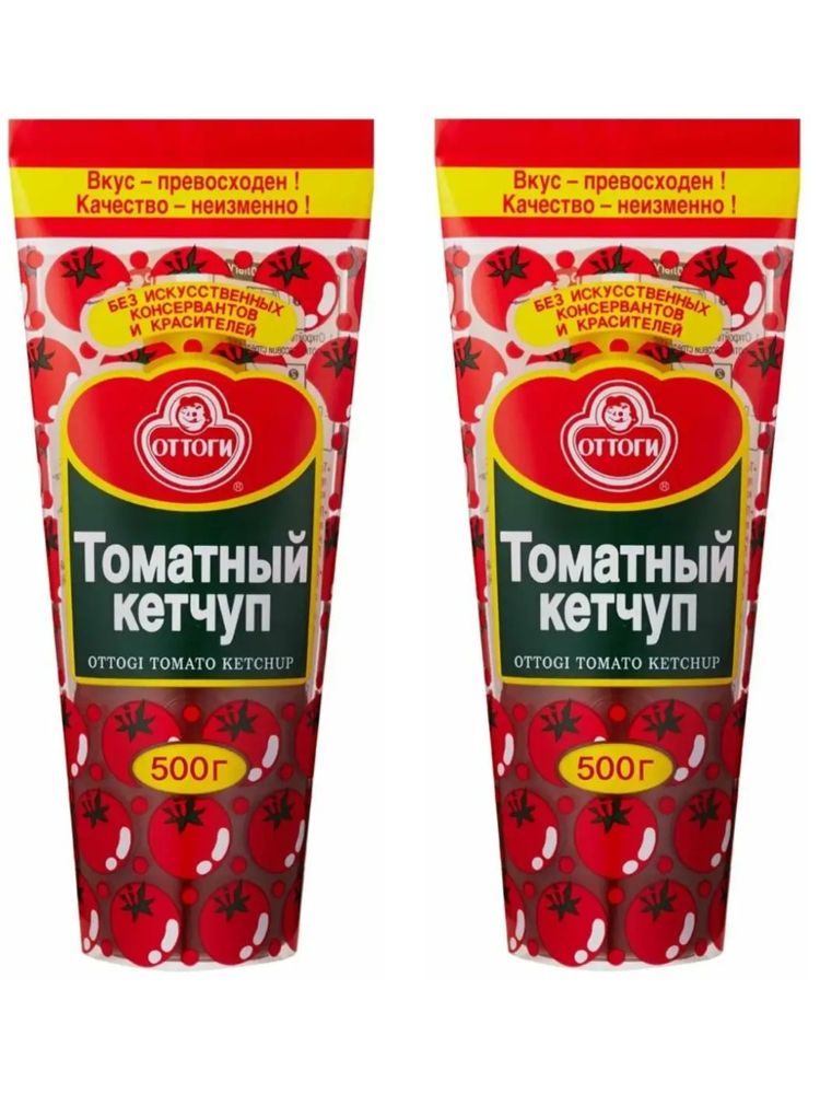 Кетчуп Ottogi Tomato Ketchup 500 г, 2 шт