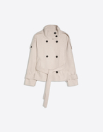 Женский тренч soft touch с воротником-стойкой - BERSHKA