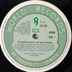 Maurice Winnick And His Orchestra ‎– The Sweetest Music This Side Of Heaven (Англия)