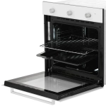 Духовой шкаф газовый Weissgauff WGO 702 White Glass - Уценка
