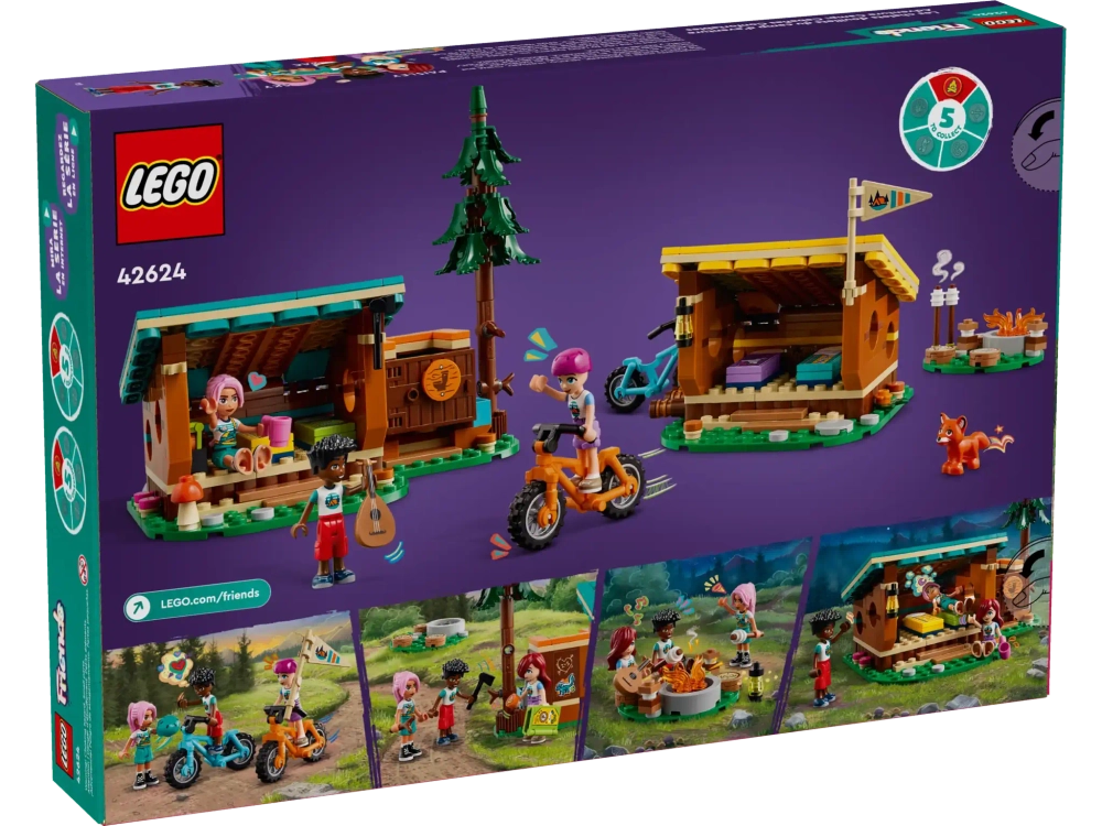 Конструктор LEGO Friends 42624 Уютные домики в летнем лагере