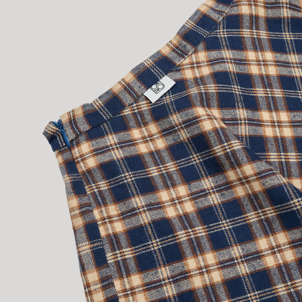 A-line Skirt Navy-Blue