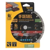 Диск алмазный отрезной DENZEL, ф230 х 22.2 мм, сегментный, сухой рез, HWD92, круг, 731040 — фото 6