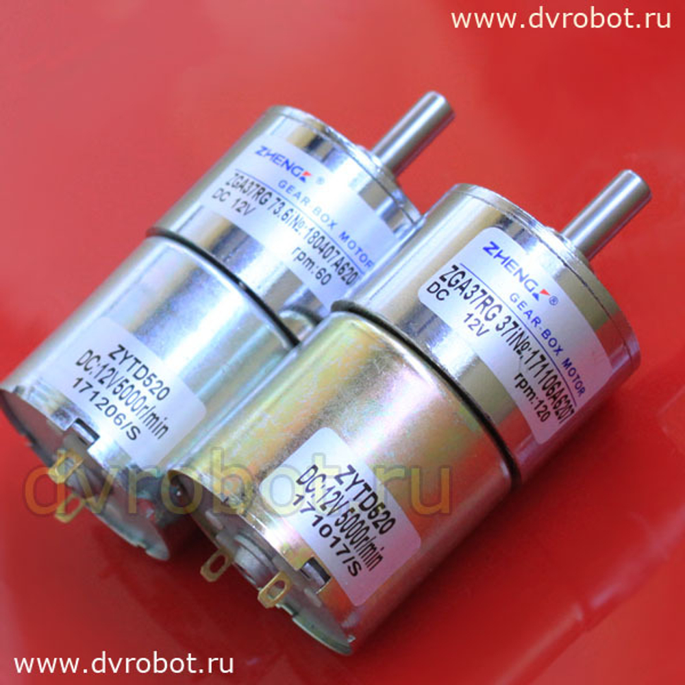 Мотор-редуктор ZGA37RG-520/12V/68