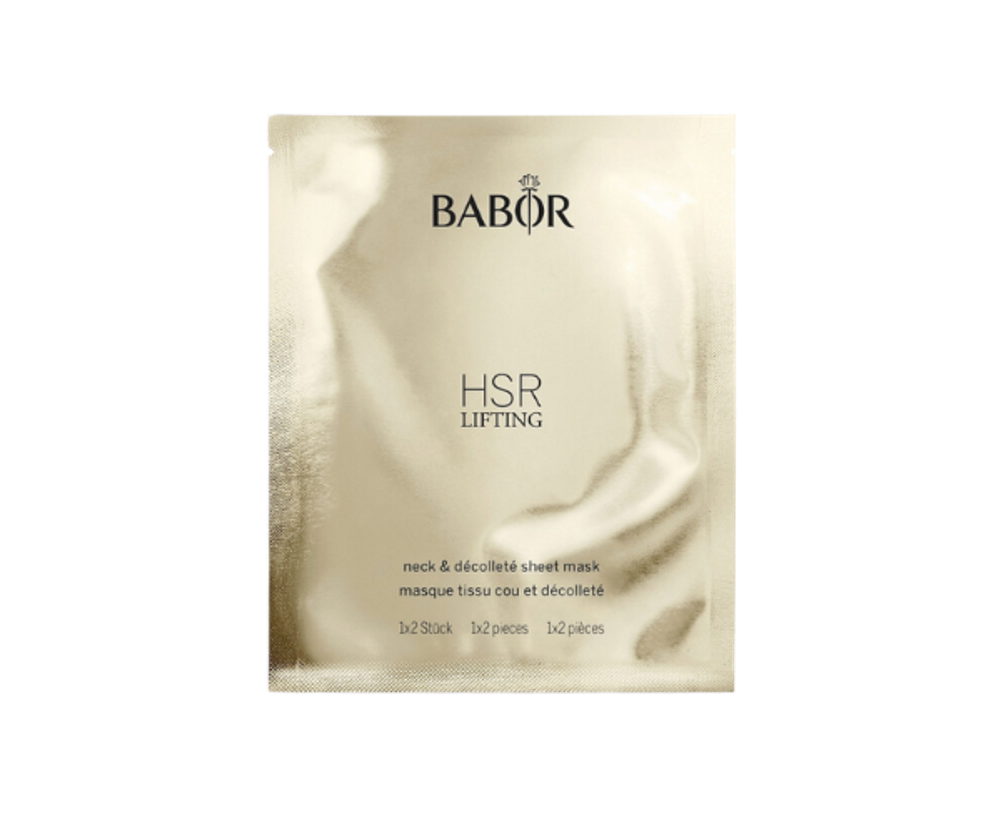 Набор масок Babor HSR Lifting Face и Neck&Decollette sheet mask