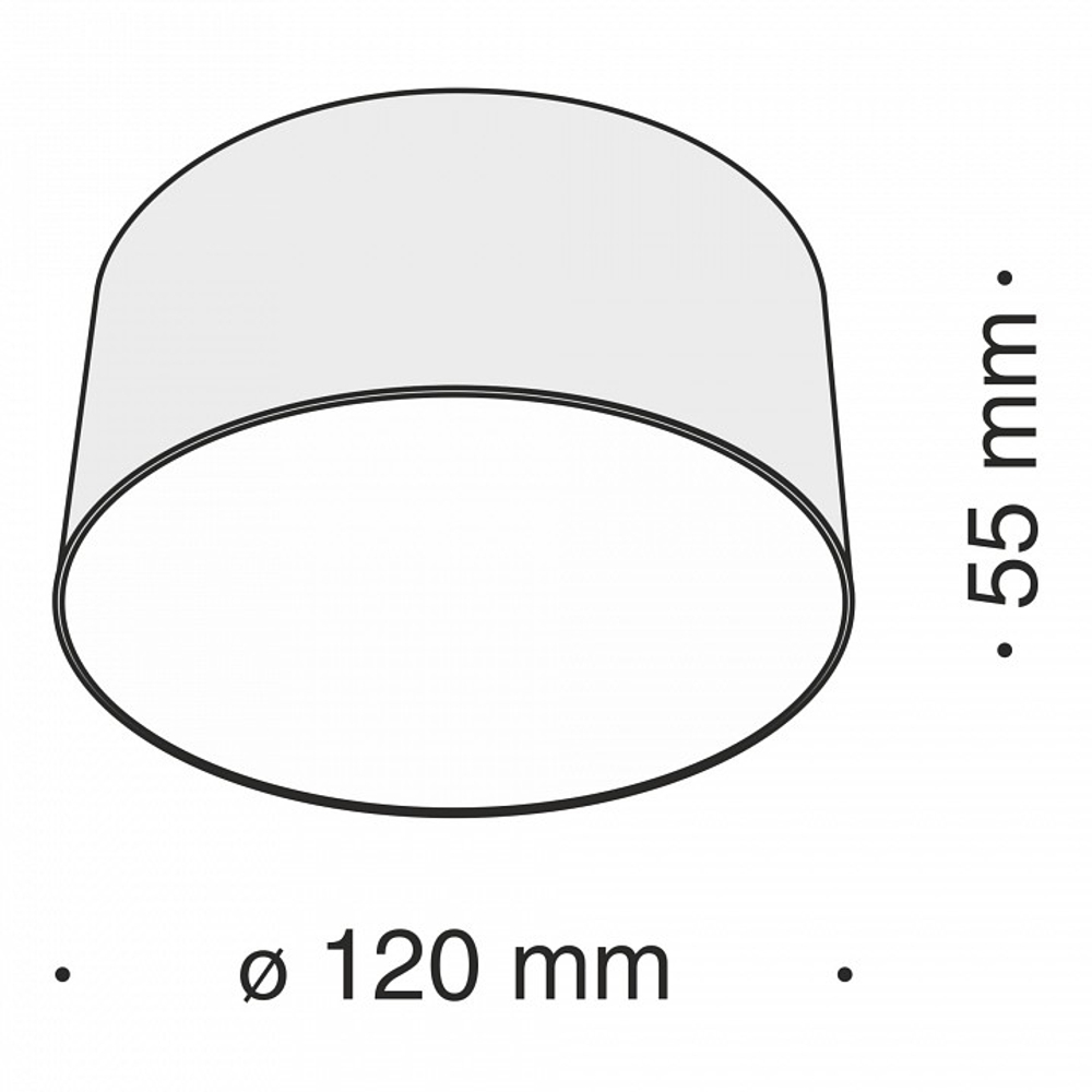 Накладной светильник Maytoni Technical Zon C032CL-L12W4K