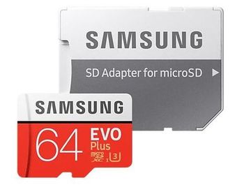 Карта памяти MicroSD 64GB Samsung EVO PLUS