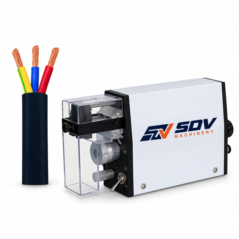 Пневматический кабельный станок площадью 0,03 – 4 мм² (AWG32 – AWG11) SDV-EW-10MT-1