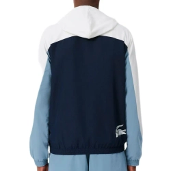 Мужская теннисная куртка Lacoste Sport Colour-Block Track - navy blue/blue/white