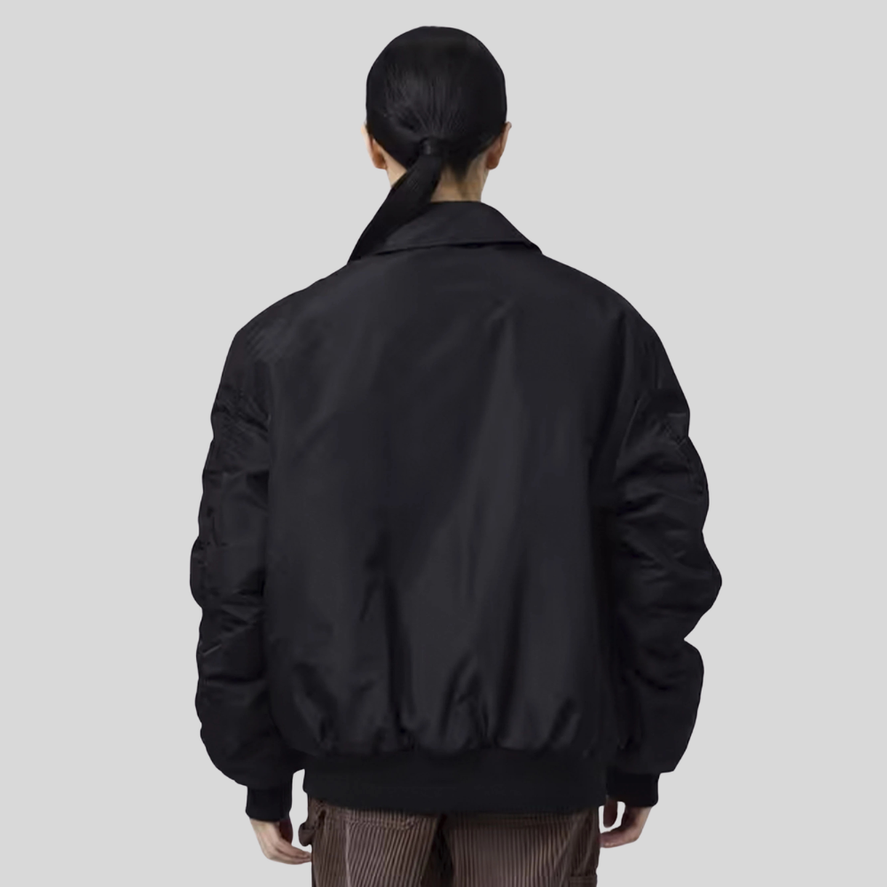 Куртка Alpha Industries CWU 45/P Relaxed Fit Flight Jacket Oxford Black (Черный)