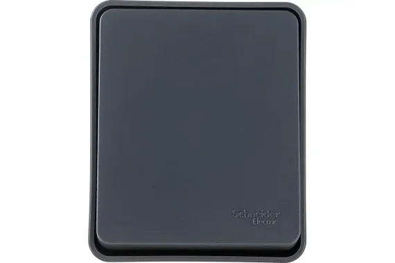 Выключатель Systeme Electric ATLASDESIGN PROFI IP54 1-клавишный антрацит 37019