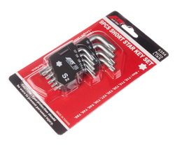 Набор ключей TORX T10-Т50 Г-образных 9 предметов JTC