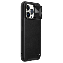 Противоударный чехол Nillkin CAMSHIELD Leather Case с защитой камеры для iPhone 13 Pro