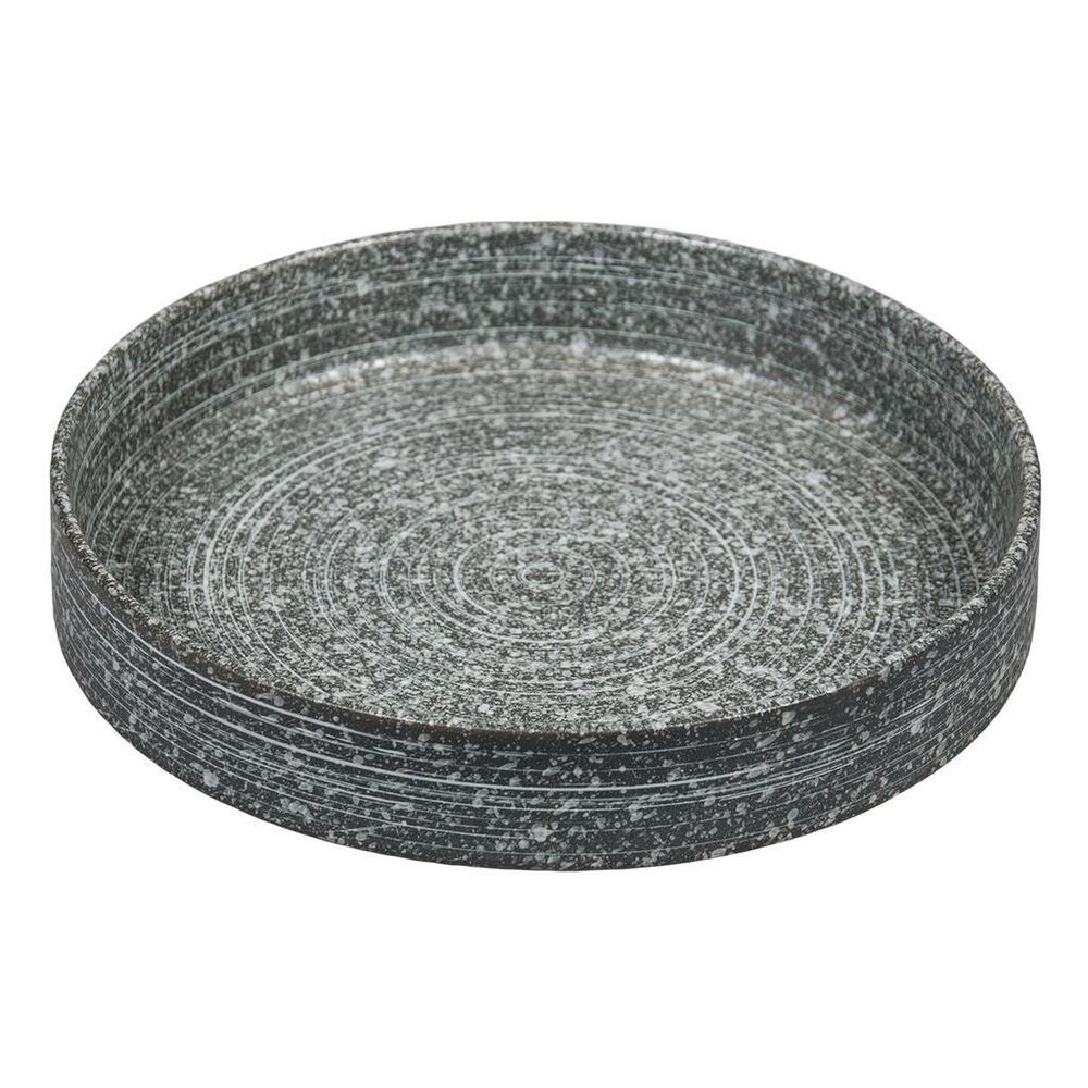 Тарелка с бортом d 25 см h4,5 см глазурь Glossy Stone Untouched Taiga P.L. Proff Cuisine [1]